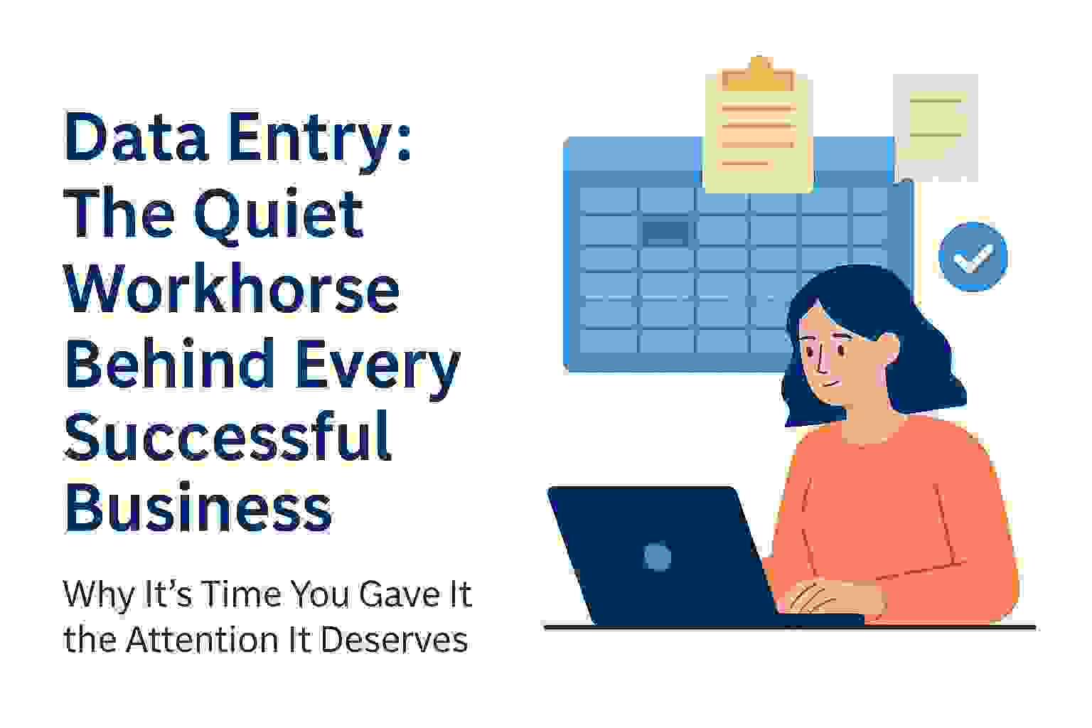 Accurate and secure data entry services by AIM DataSearch